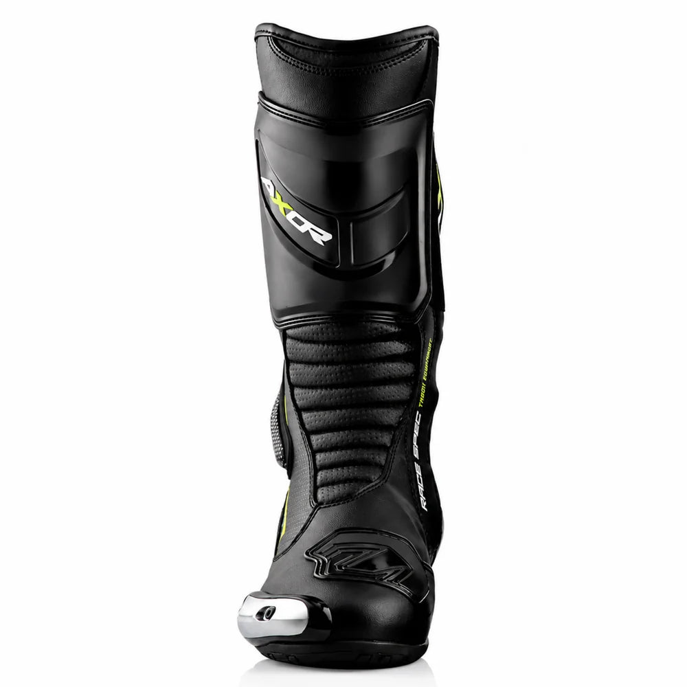AXOR RACER TEC BOOTS BLACK NEON GREEN