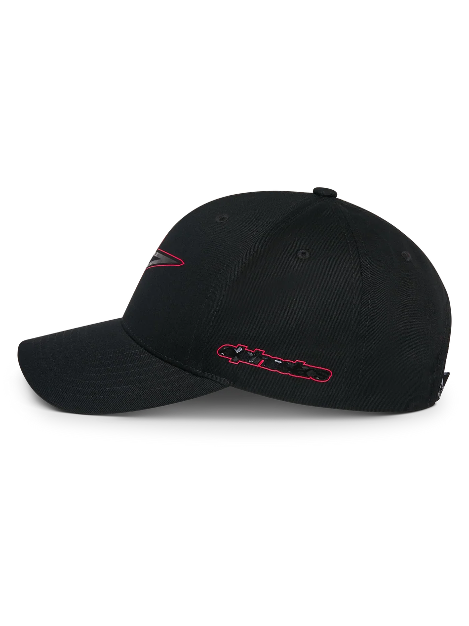 ALPINESTARS CARBON FIBER SNAPBACK HAT-BLACK