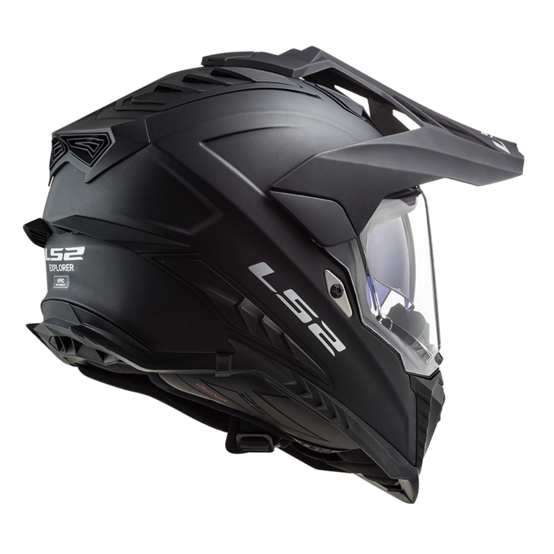 LS2 MX436 PIONEER II SOLID MATT BLACK