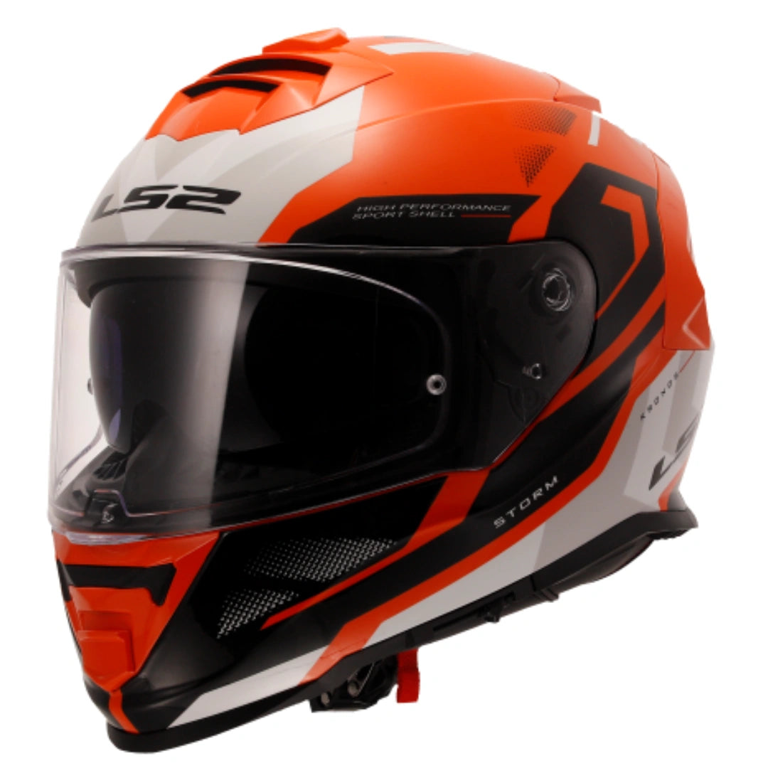 LS2 FF800 STORM KRONOS ORANGE WHITE – BikeFormers