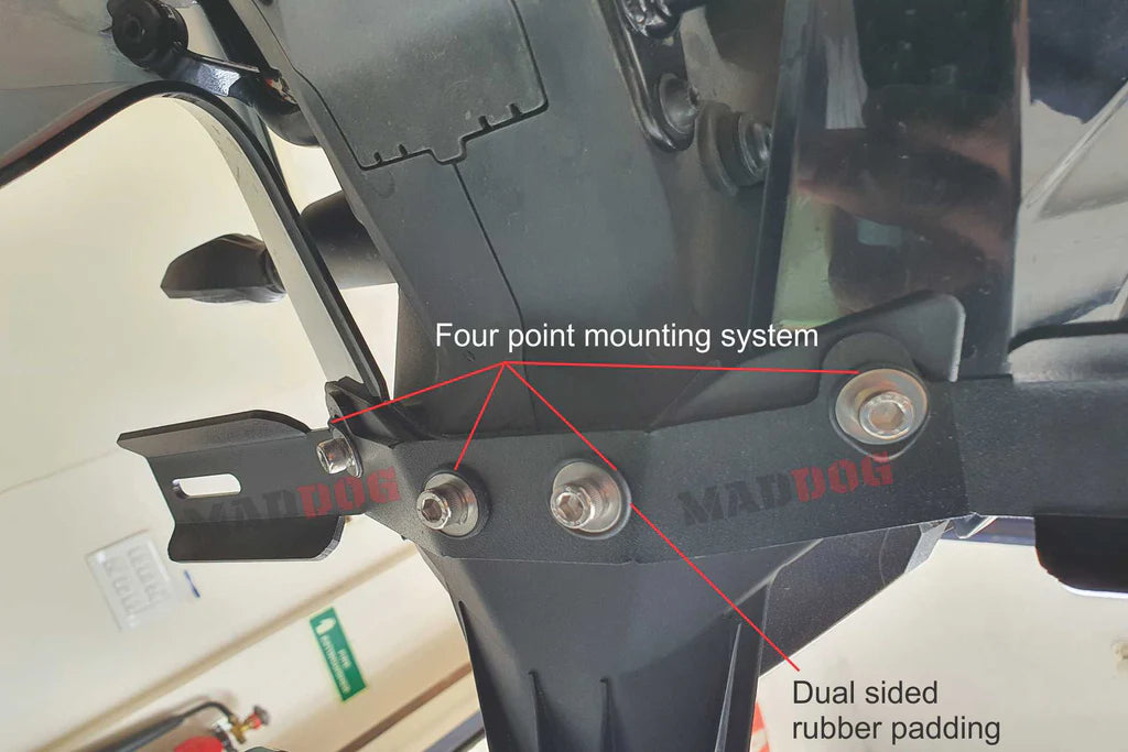 MADDOG MOUNT KTM 390 ADVENTURE CLAMP FOR SCOUT AND SCOUT X