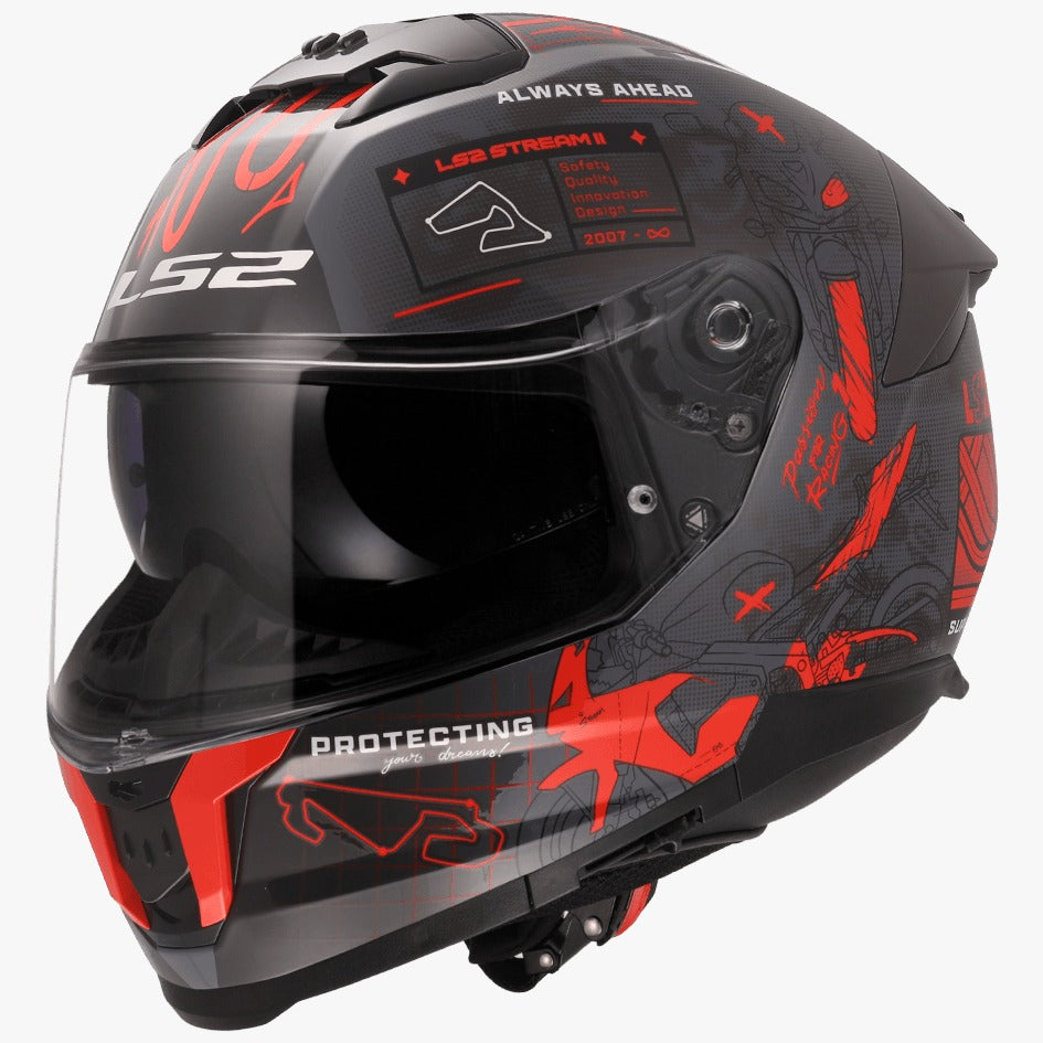 LS2 FF320 STREAM II GP MATT RED