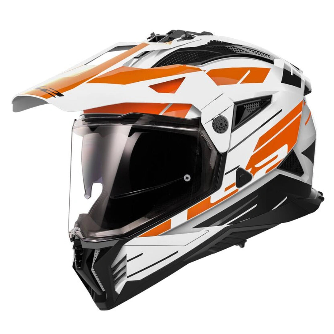LS2 MX436 PIONEER II NAMIB WHITE ORANGE