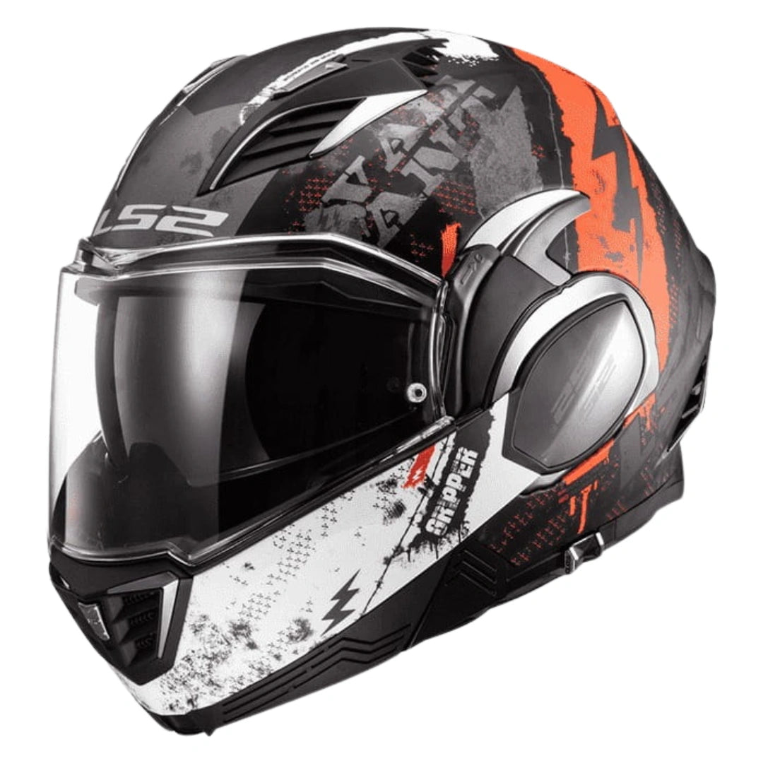 LS2 FF900 VALIANT II GRIPPER WHITE RED – BikeFormers