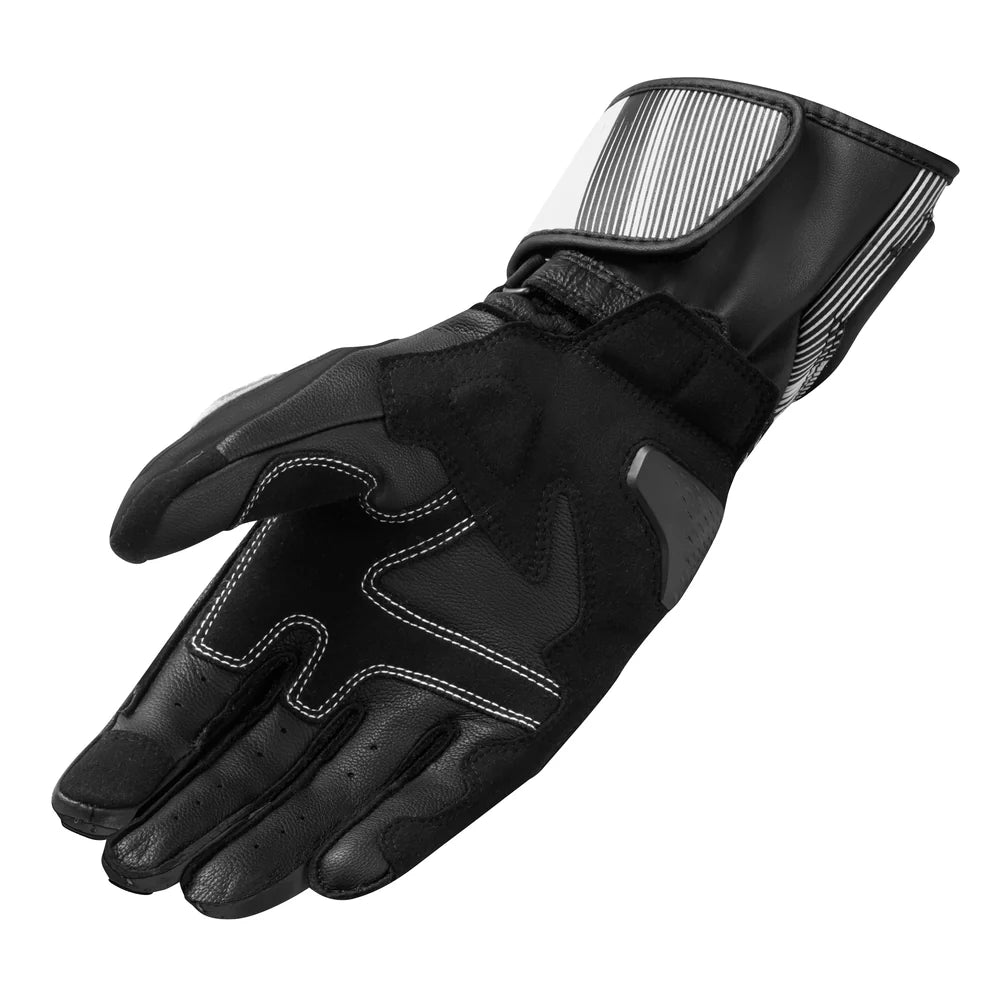 REV'IT METIS 2 GLOVES BLACK WHITE