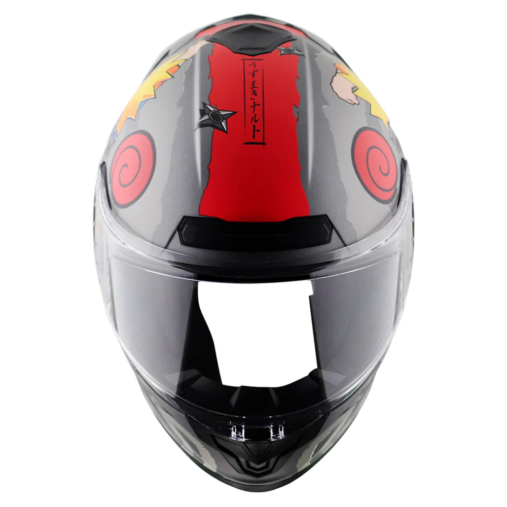 AXOR SABER NARUTO HELMET DULL BLACK ORANGE