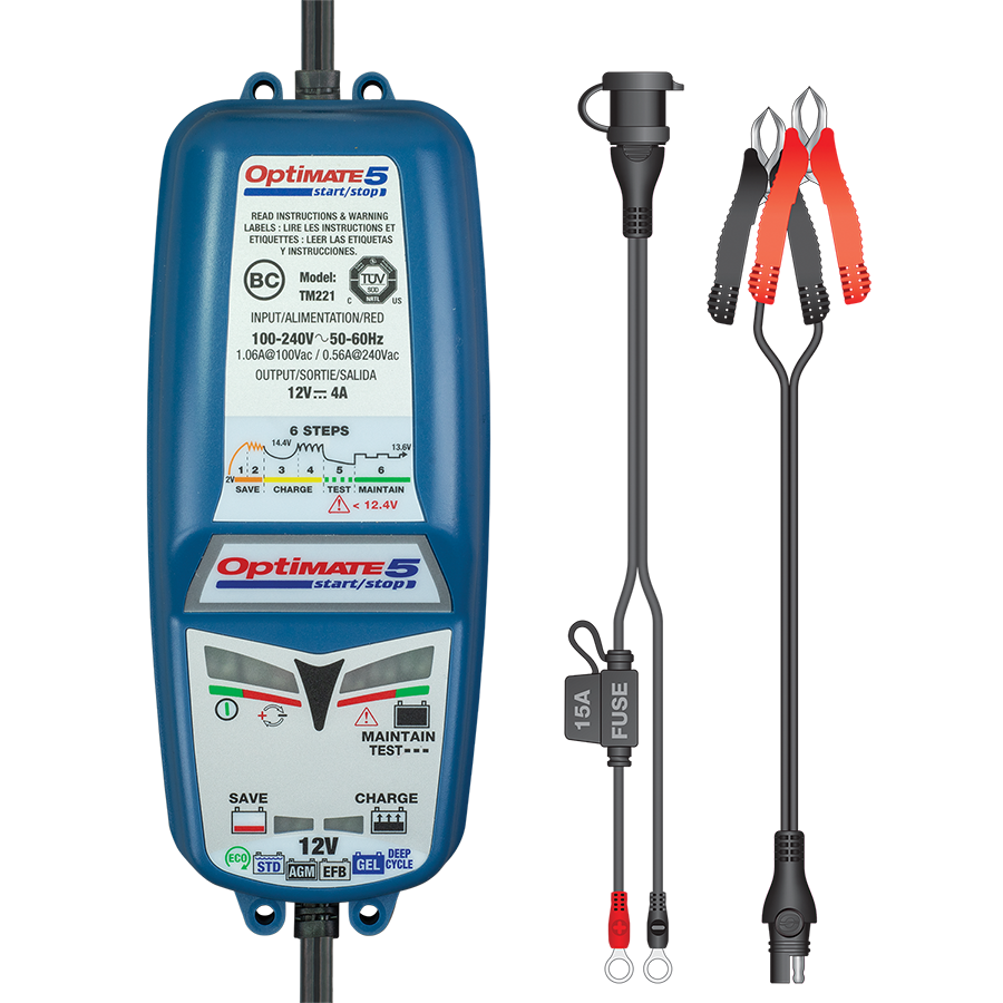 OPTIMATE 5 START/STOP BATTERY CHARGER