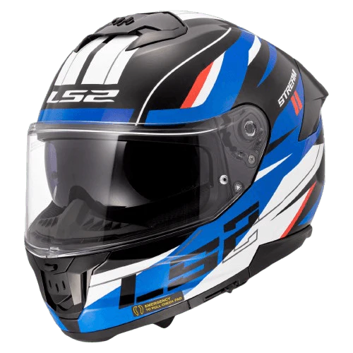 ls2 ff320 stream helmet II VINTAGE WHITE BLUE RED-06 ls2helmetsindia DOT and ECE LS2 Ff320 Stream Evo Loop