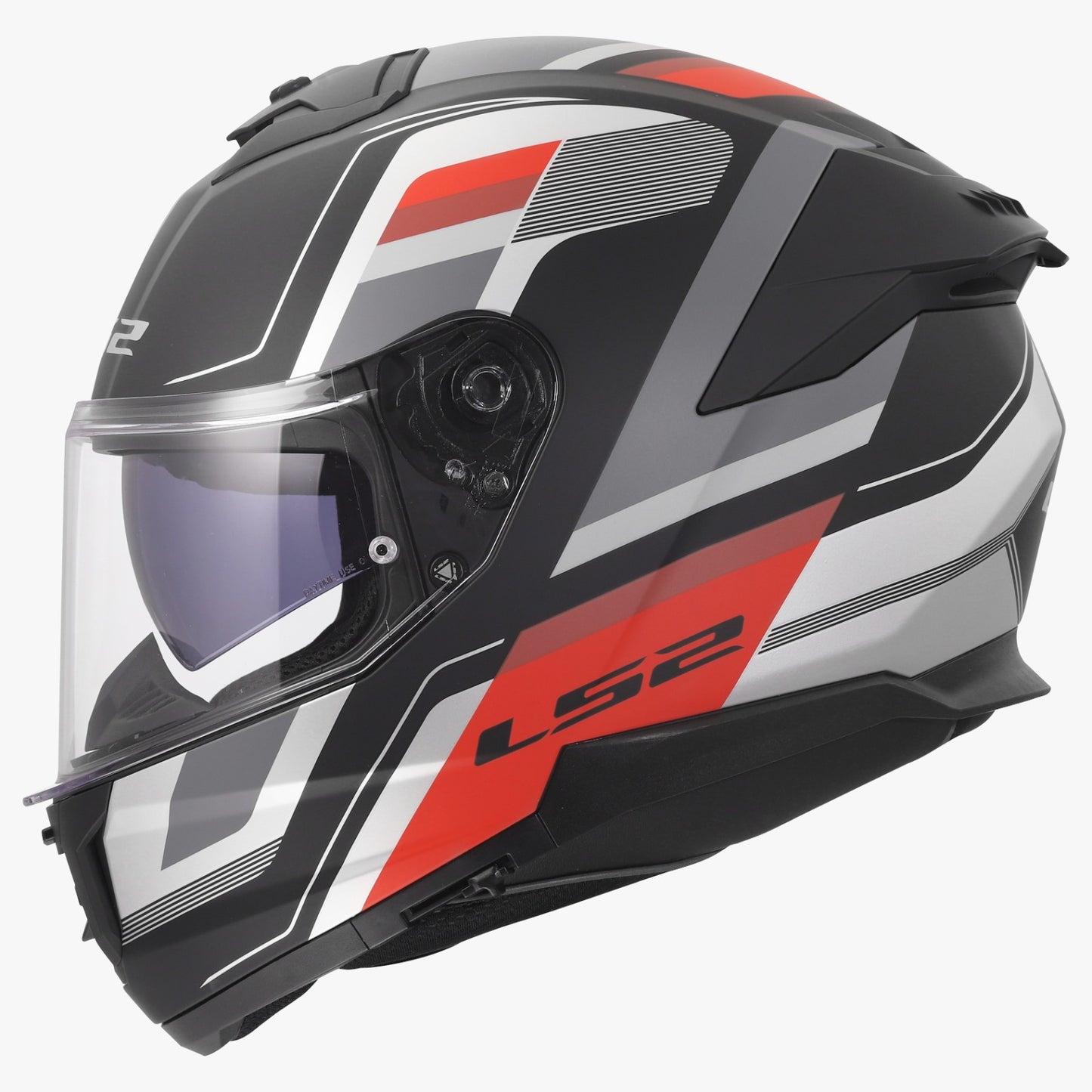 LS2 FF320 STREAM II VINTAGE BLACK GREY RED