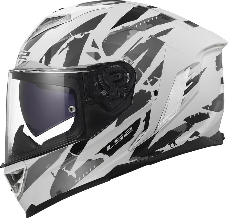 LS2 FF800 STORM III KAOS WHITE GREY