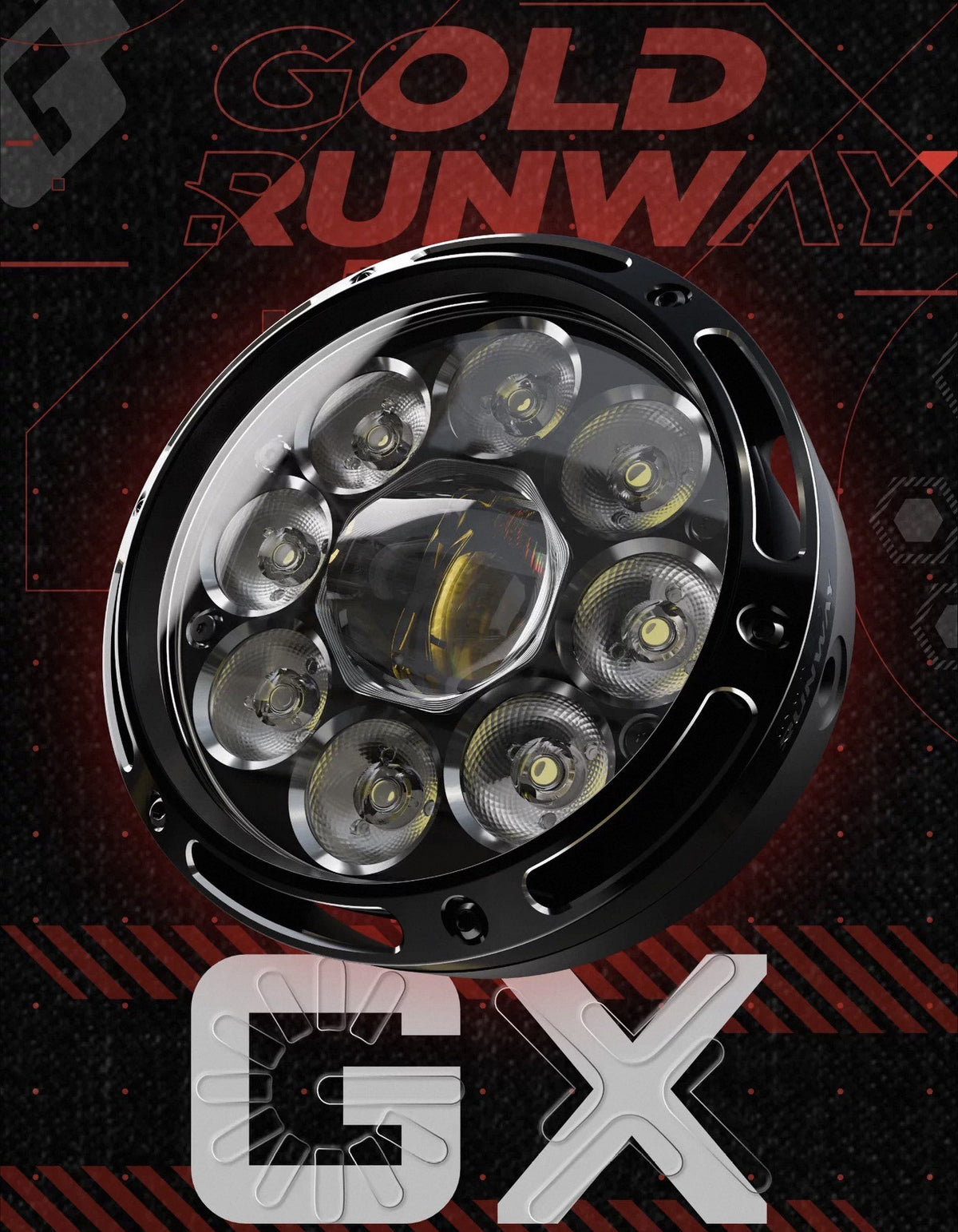 GOLD RUNWAY GX RLC2 PRO 250W 5700K 37000LM