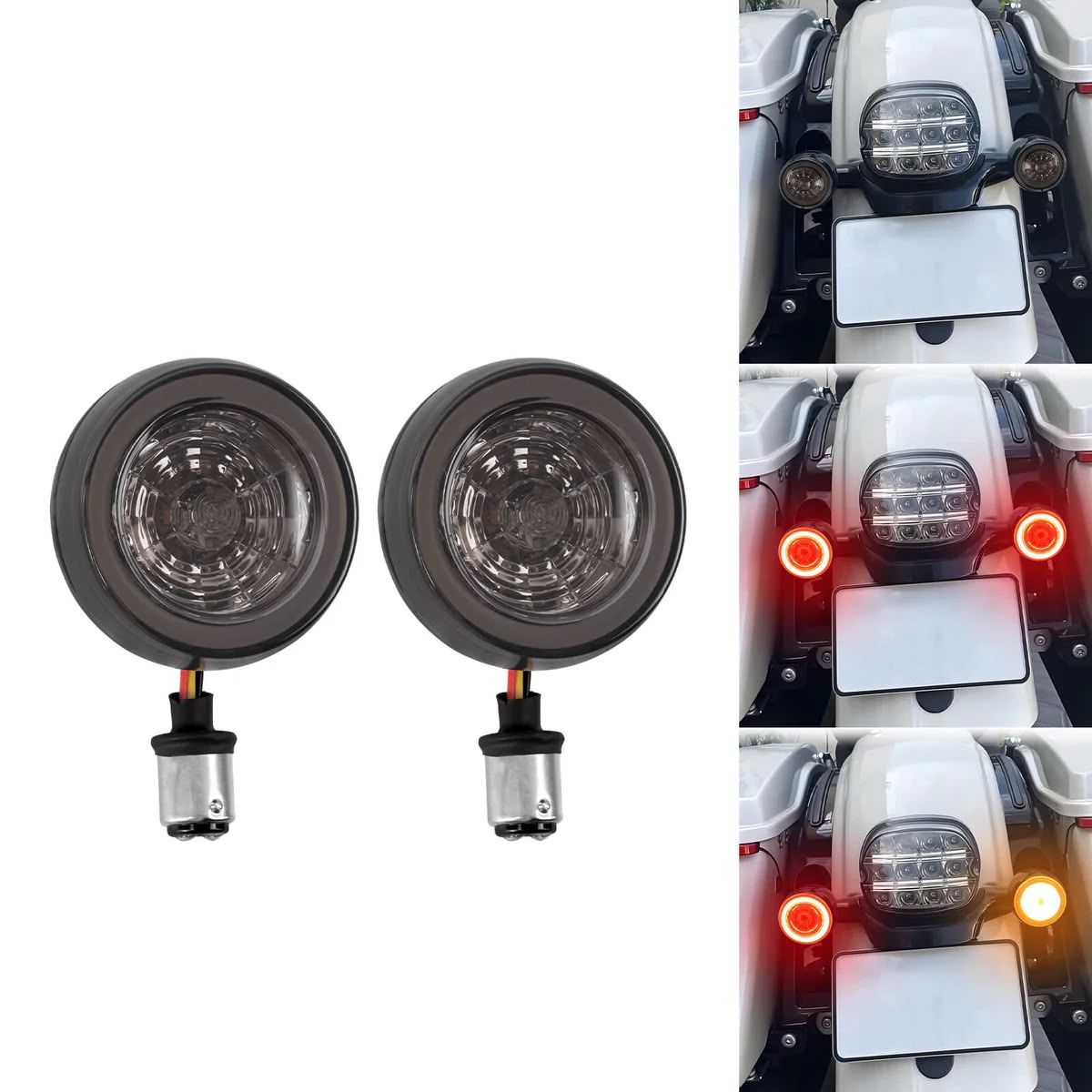 LED INSERTS FOR HARLEY BULLET STYLE TURN SIGNALS