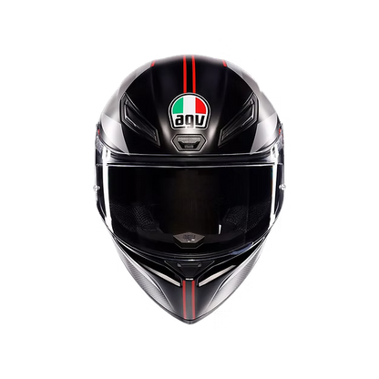 AGV K1 S LAP MATT BLACK/GREY/RED  DOT(E2206)