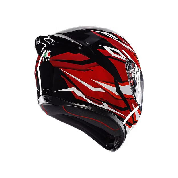 AGV K1 S LION BLACK/RED/WHITE  DOT(E2206)