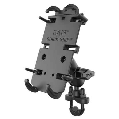 RAM® QUICK-GRIP™ XL PHONE MOUNT WITH HANDLEBAR U-BOLT BASE