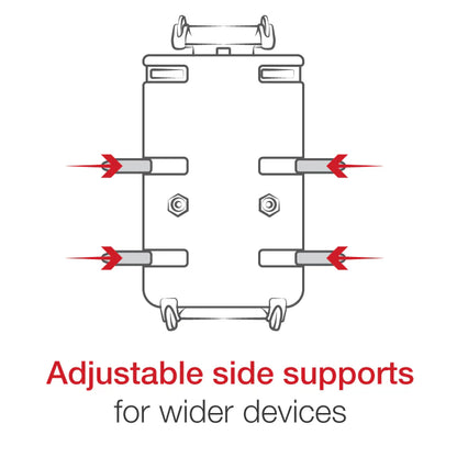 RAM® QUICK-GRIP™ XL PHONE MOUNT WITH HANDLEBAR U-BOLT BASE
