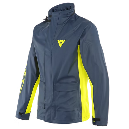 DAINESE STORM 2 UNISEX JACKET BLACK-IRIS/FLUO-YELLOW