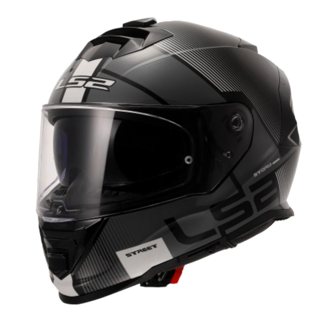 LS2 FF800 STORM II EPIC BLACK WHITE – BikeFormers