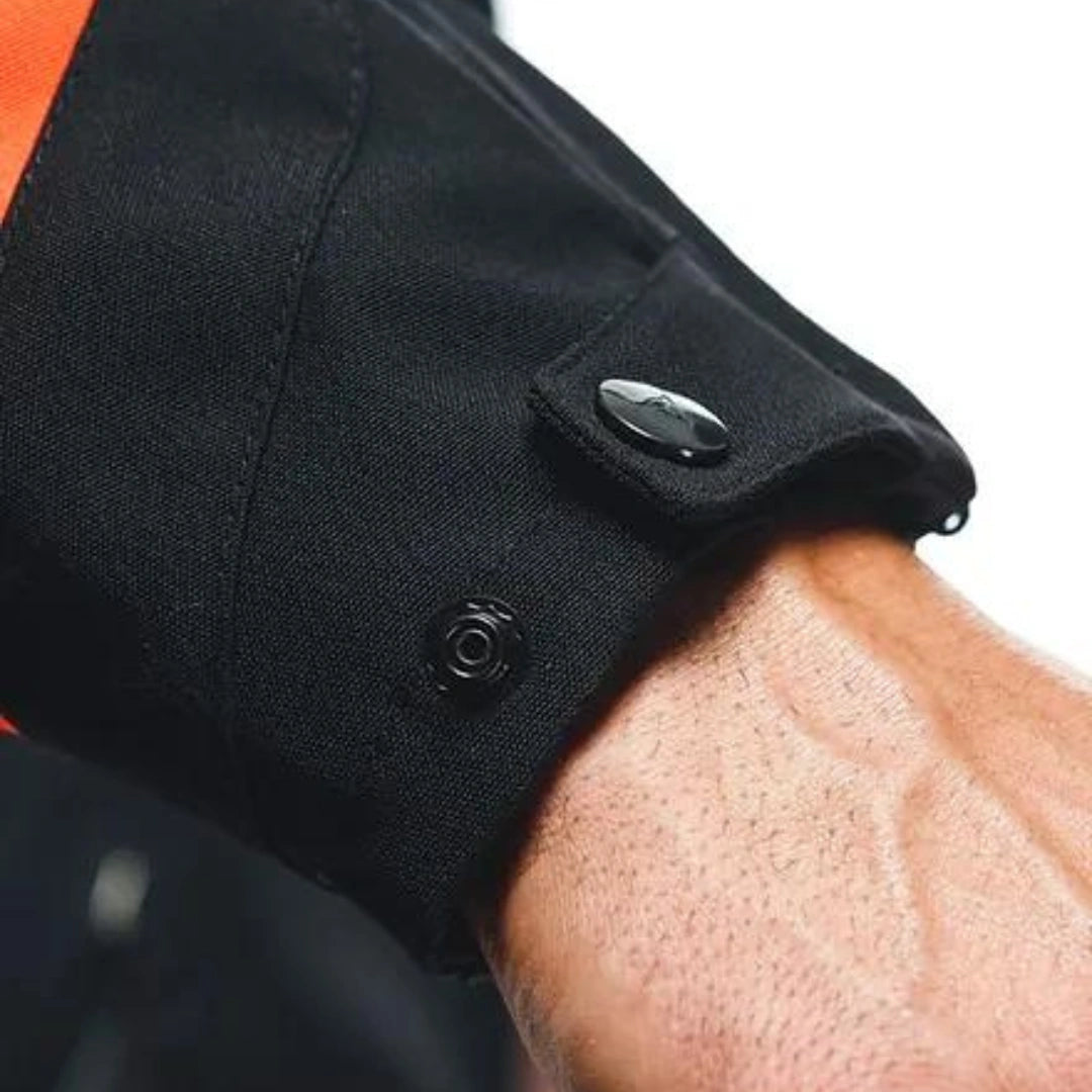 DAINESE ENERGYCA AIR TEX JACKET-BLACK/FLURO-RED