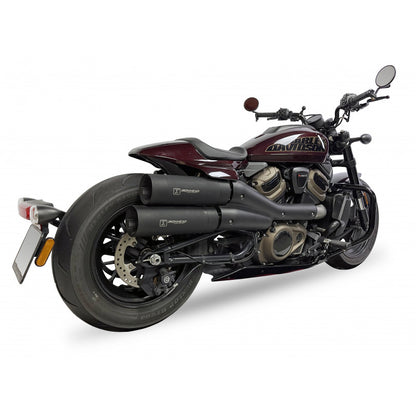 IXIL IRONHEAD  ROUND BLACK EXHAUST FOR HARLEY-DAVIDSON SPORTSTER S