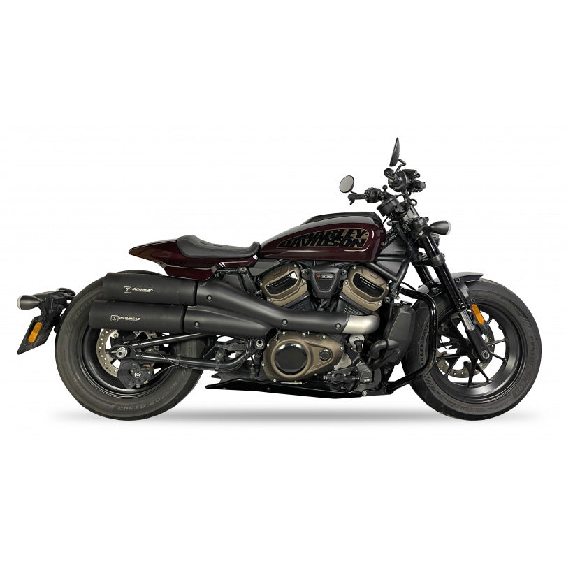 IXIL IRONHEAD  ROUND BLACK EXHAUST FOR HARLEY-DAVIDSON SPORTSTER S