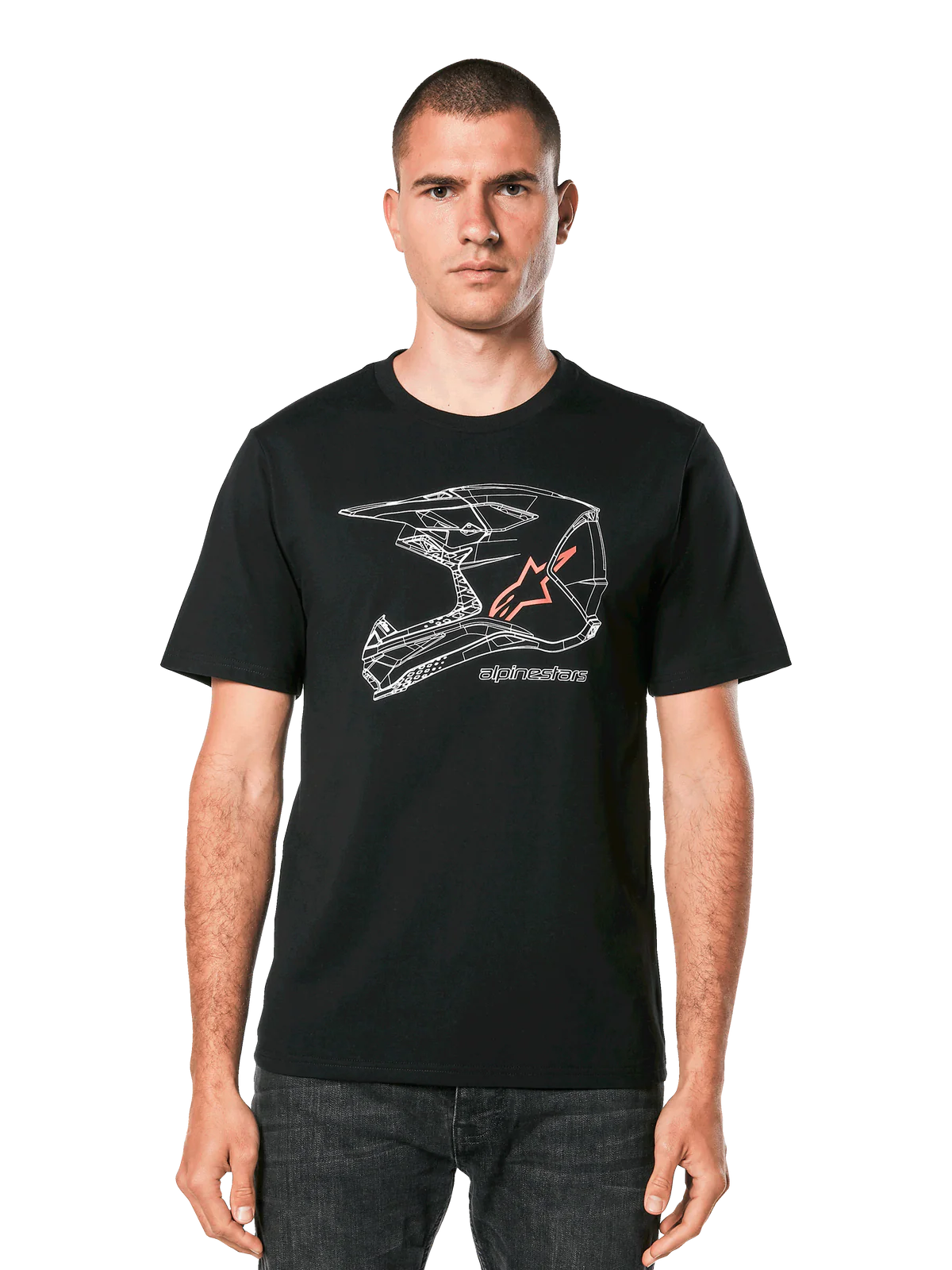 ALPINESTARS MX HELMET ART T-SHIRT