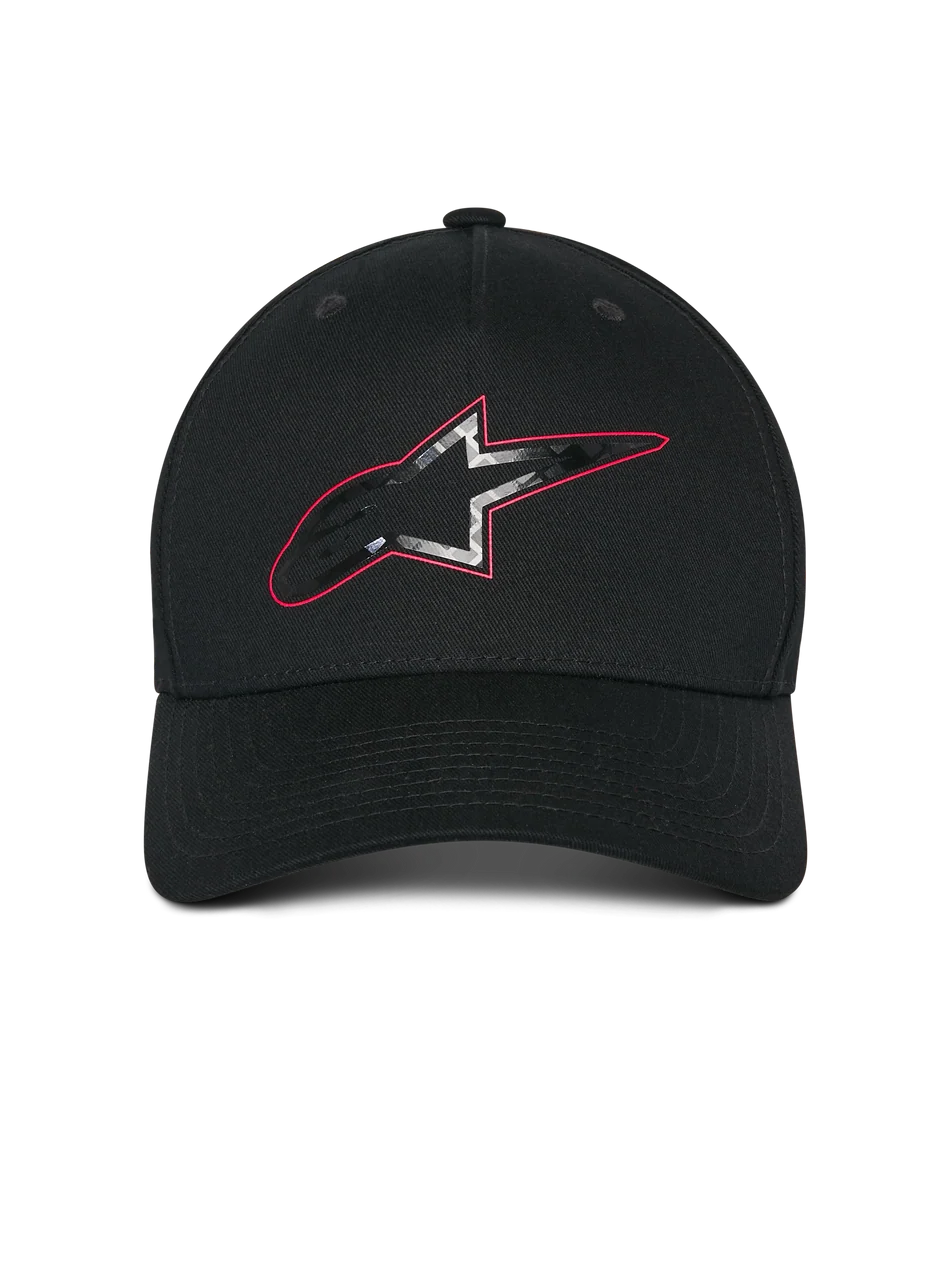 ALPINESTARS CARBON FIBER SNAPBACK HAT-BLACK