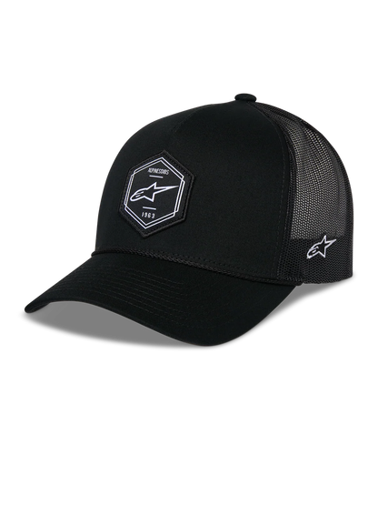 ALPINESTARS HEXEON TRUCKER HAT-BLACK BLACK