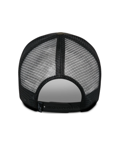 ALPINESTARS OBLIQUE CAMO TRUCKER HAT-BLACK-CAMO BLACK