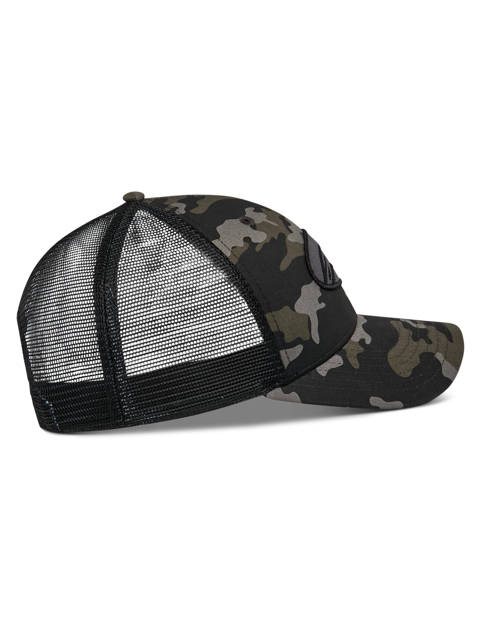 ALPINESTARS OBLIQUE CAMO TRUCKER HAT-BLACK-CAMO BLACK