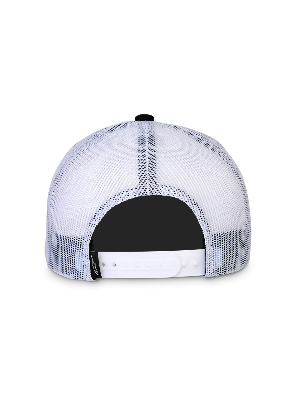 ALPINESTARS COMPONENT TRUCKER HAT BLACK-WHITE