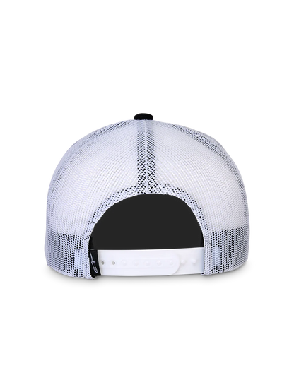 ALPINESTARS COMPONENT TRUCKER HAT BLACK-WHITE
