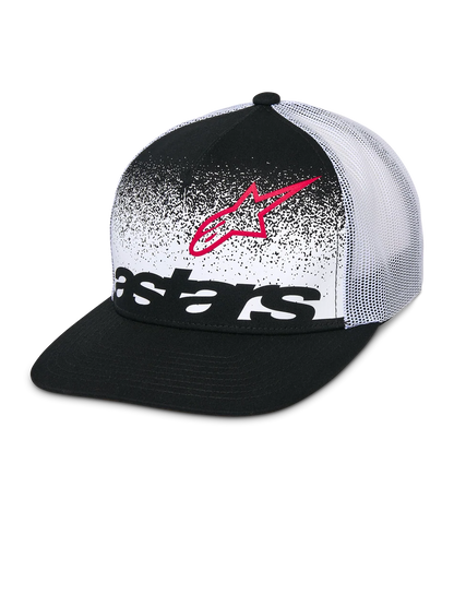 ALPINESTARS COMPONENT TRUCKER HAT BLACK-WHITE