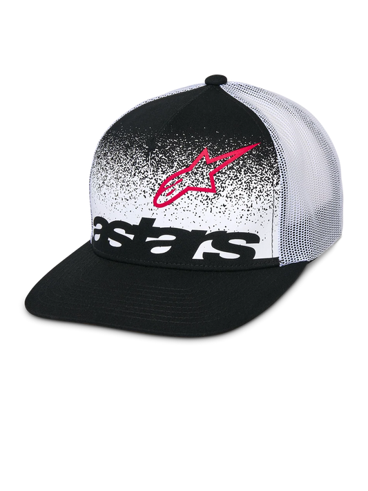 ALPINESTARS COMPONENT TRUCKER HAT BLACK-WHITE