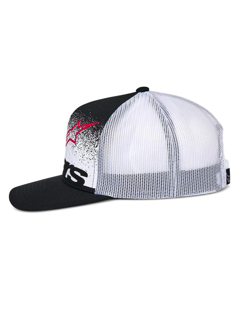 ALPINESTARS COMPONENT TRUCKER HAT BLACK-WHITE
