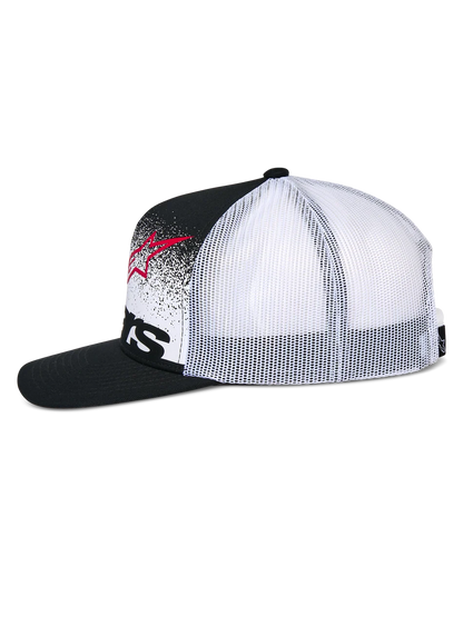 ALPINESTARS COMPONENT TRUCKER HAT BLACK-WHITE