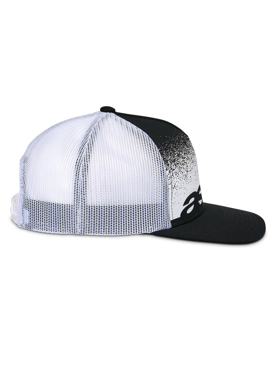 ALPINESTARS COMPONENT TRUCKER HAT BLACK-WHITE