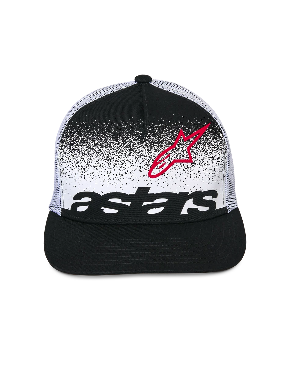 ALPINESTARS COMPONENT TRUCKER HAT BLACK-WHITE