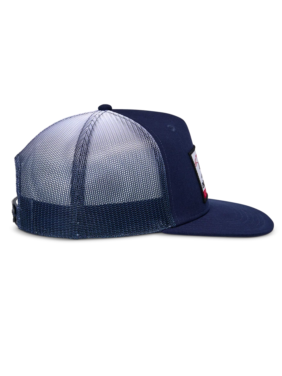ALPINESTARS CALI GRADIENT TRUCKER HAT NAVY-WHITE
