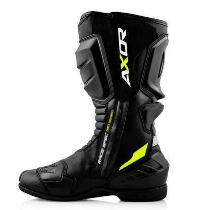 AXOR RACER TEC BOOTS BLACK NEON GREEN
