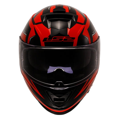 LS2 FF800 STORM II ATOMIK BLACK RED