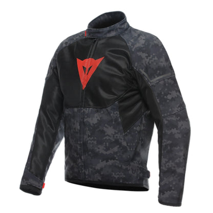 DAINESE IGNITE AIR TEX JACKET CAMO-GRAY/BLACK/FLUO-RED