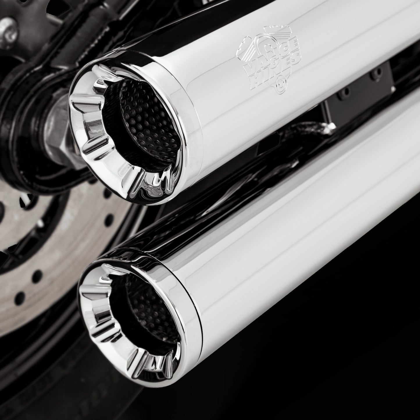 VANCE & HINES ELIMINATOR 300 SLIP-ONS SOFTAIL 2017-LATER (M8)