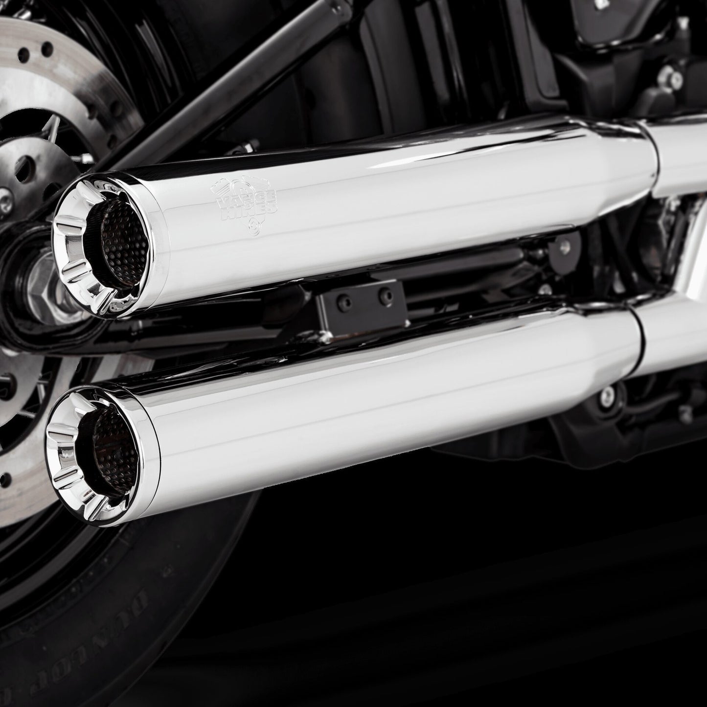 VANCE & HINES ELIMINATOR 300 SLIP-ONS SOFTAIL 2017-LATER (M8)