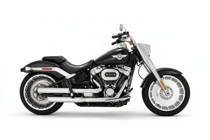 VANCE & HINES ELIMINATOR 300 SLIP-ONS SOFTAIL 2017-LATER (M8)