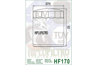 HIFLO OIL FILTER 170C – CHROME