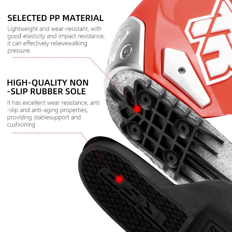 TIGER RACING XTWO RACING BOOTS - ORANGE BLACK