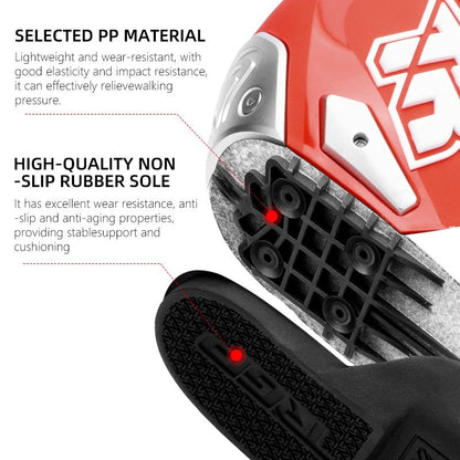 TIGER RACING XTWO RACING BOOTS - ORANGE BLACK
