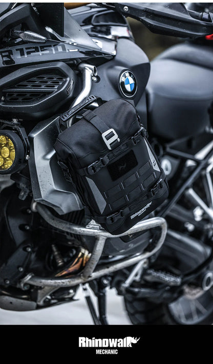 RHINOWALK MECHANIC SERIES 6L CRASH BAR BAG WITH WATERPROOF LINER