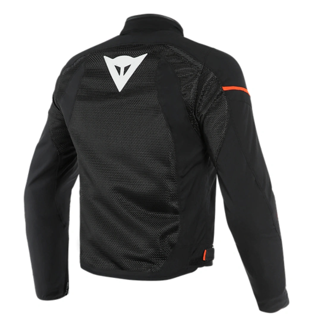 DAINESE AIR FRAME D1 TEX JACKET-BLACK/WHITE/FLUO-RED